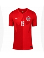 Ženske Nogometnih dresov Kanada Alphonso Davies #19 Domači SP 2026 Kratki rokavi Ženske Nogometnih dresov Kanada Alphonso Davies #19 Domači SP 2026 Kratki rokavi